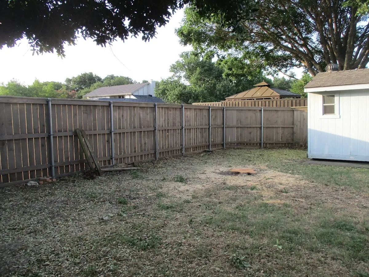 Cleared yard after professional tree removal in Glen Richey